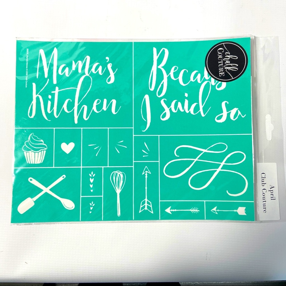 Chalk Couture Mama’s Kitchen Transfer Retired 2018